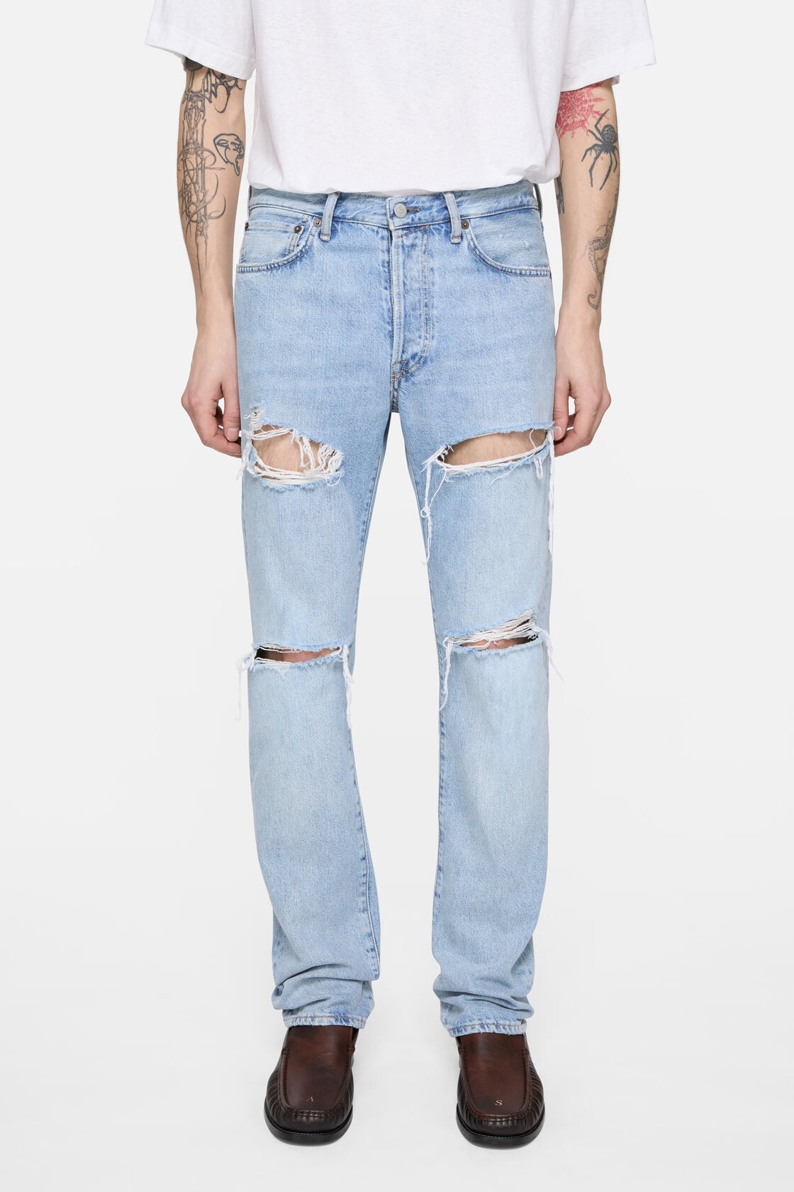 Distressed jeans - 1996M, Light blue, 2000x