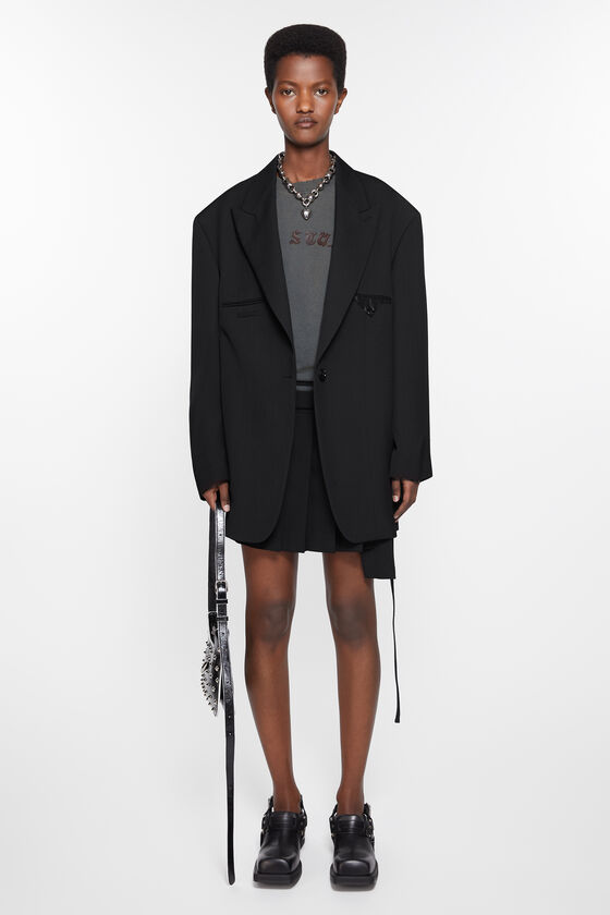 Acne Studios - シングルブレストジャケット - ブラック