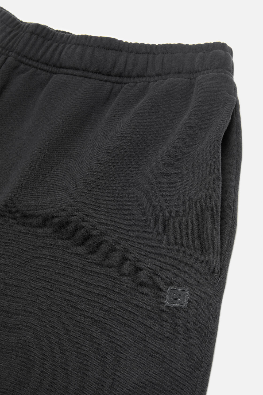 Fleece shorts, Black, 2000x