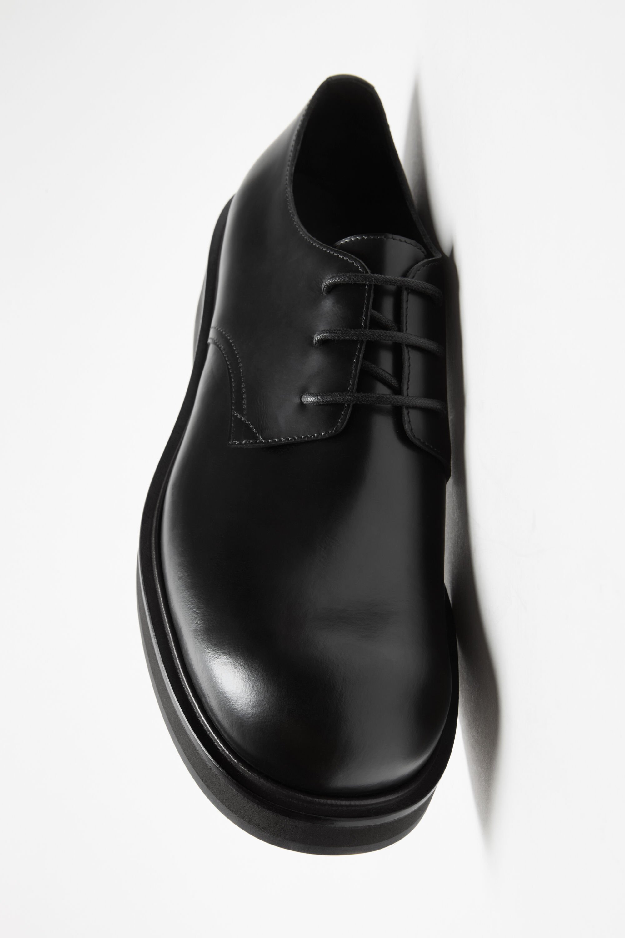 Acne Studios - Leather lace-up shoes - Black
