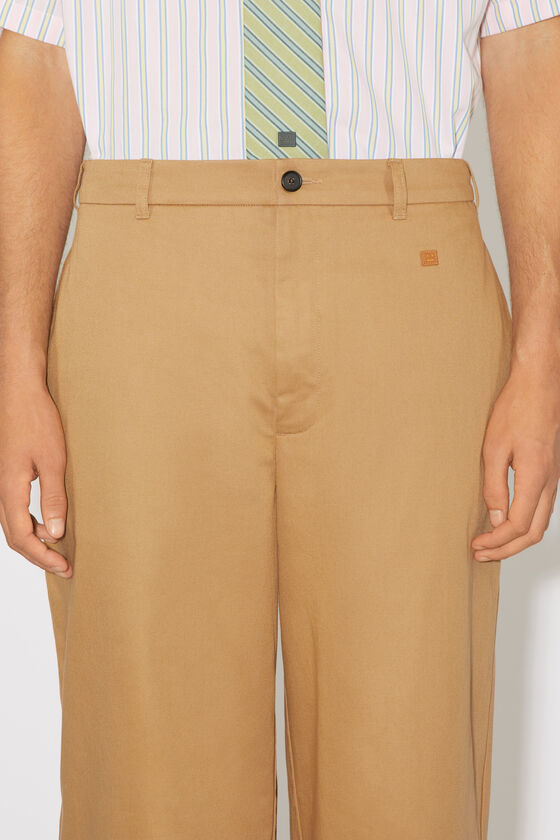 Acne Studios - Twill chino trousers - Camel brown 