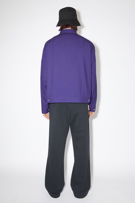 Acne Studios - Cotton blend overshirt - Electric purple