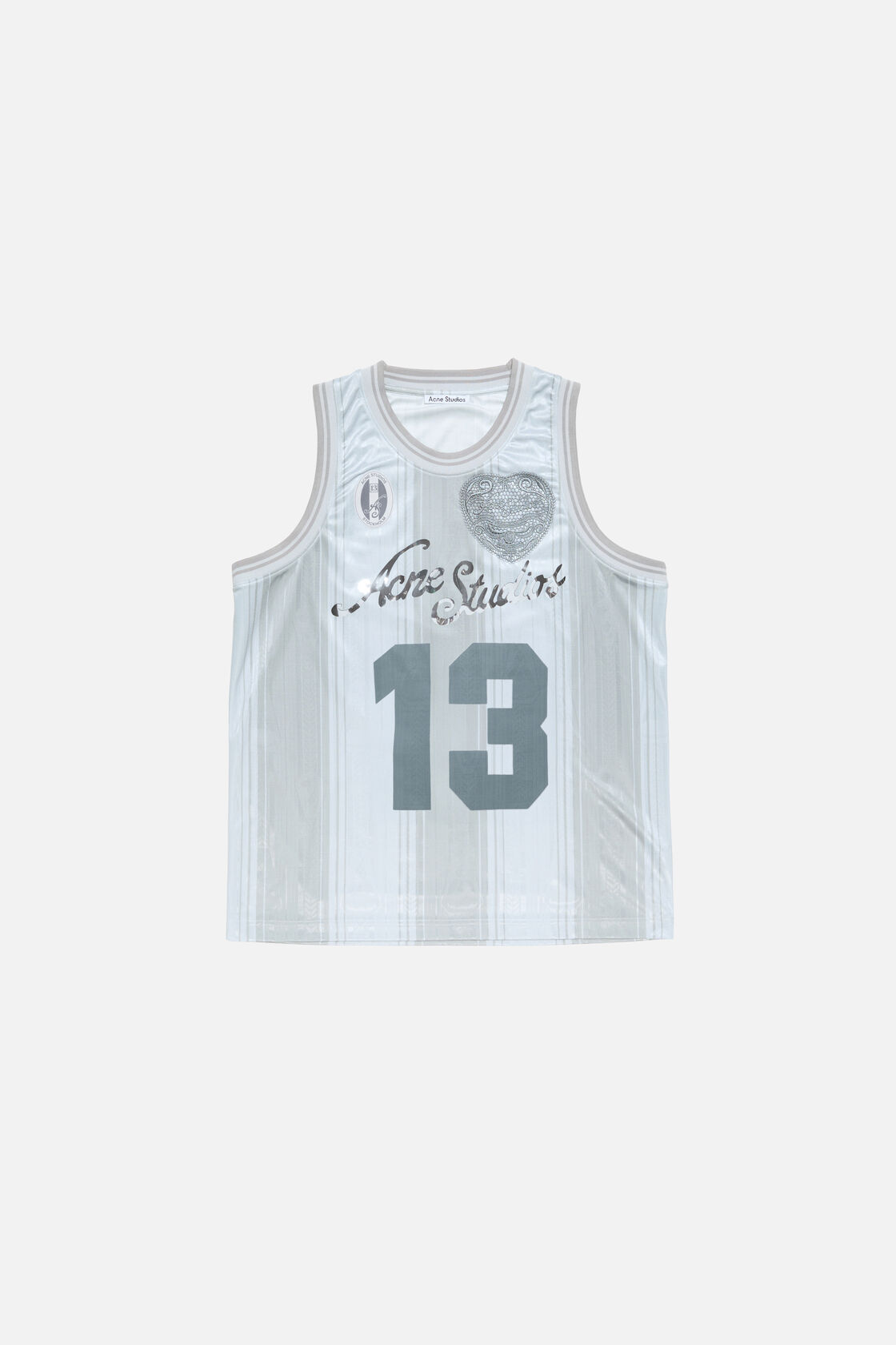 Sports jersey tank top, Grey, 2000x