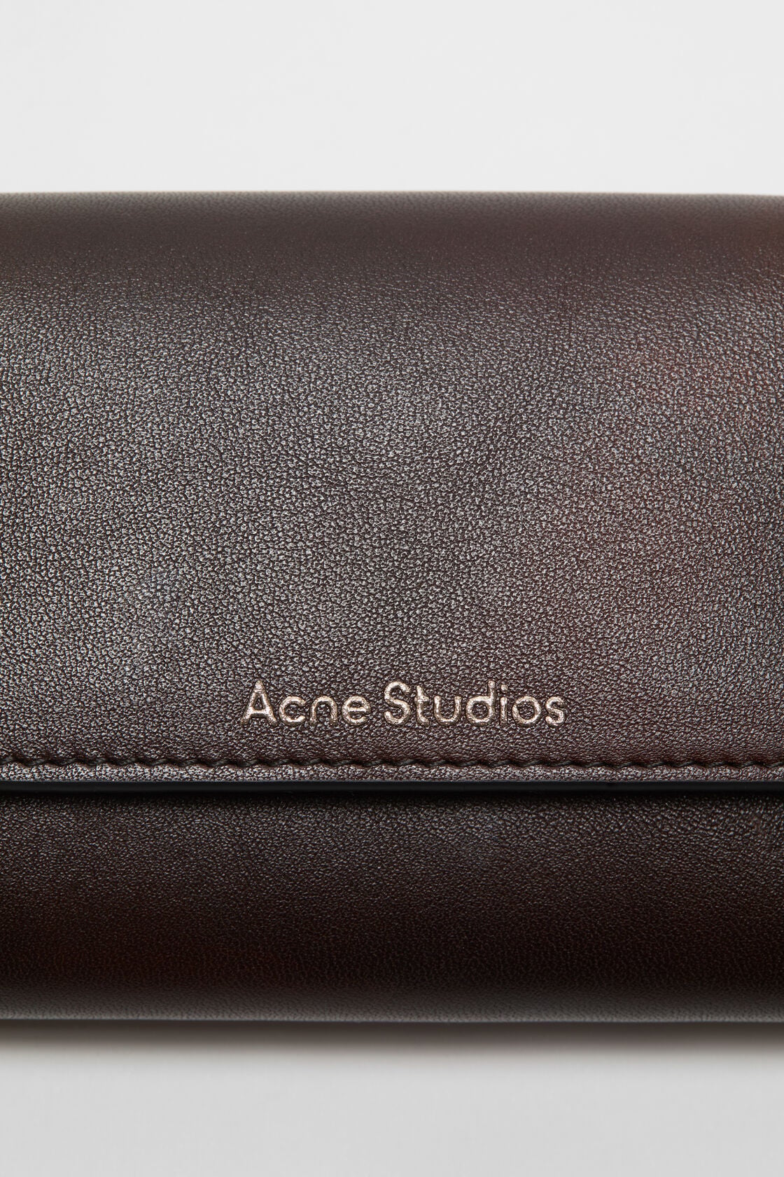 Trifold leather wallet, Dark brown, 2000x