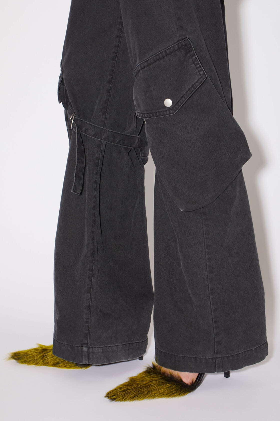 休闲长裤, 水洗黑色, 2000x