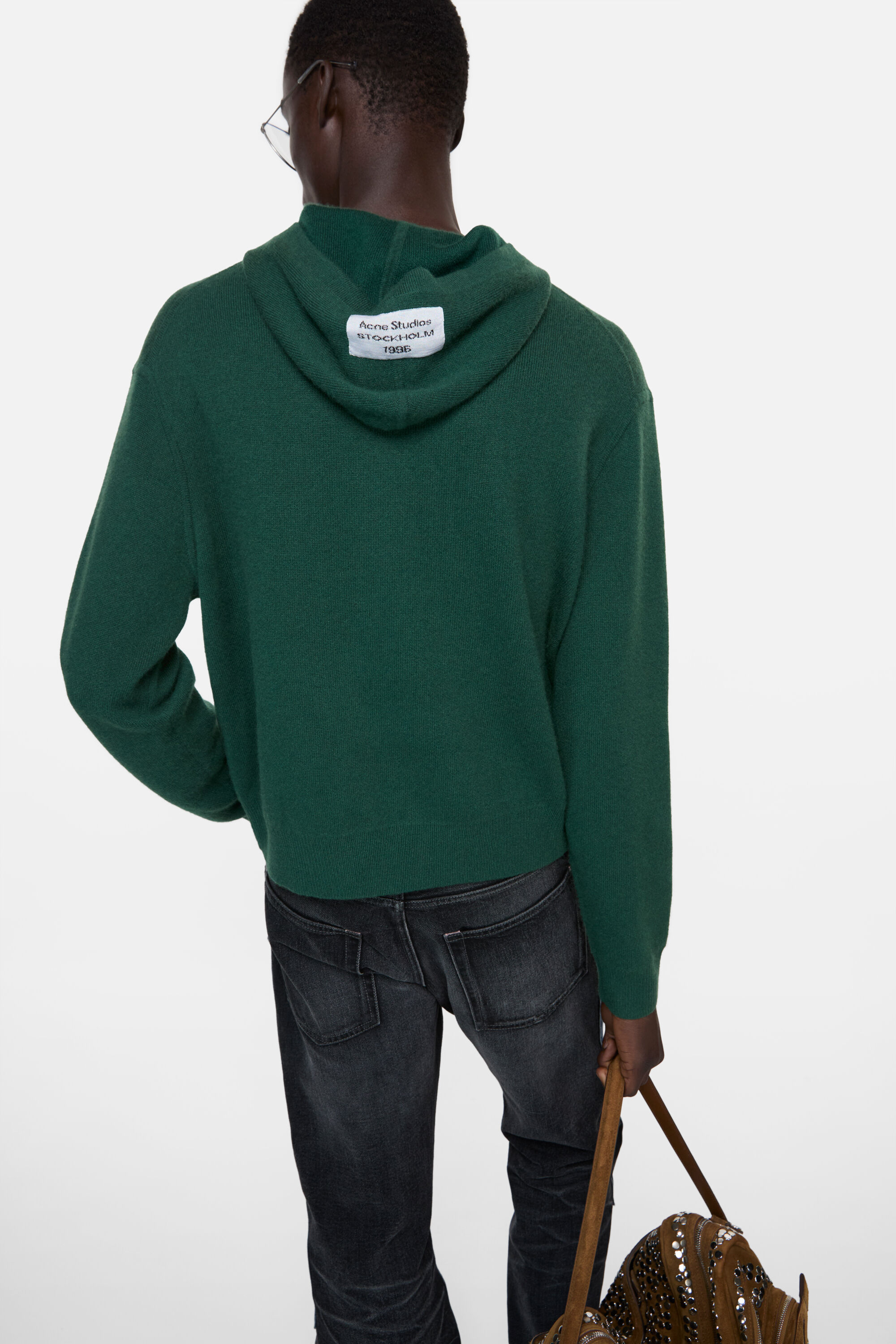 Acne Studios - Cashmere hoodie - Bottle green