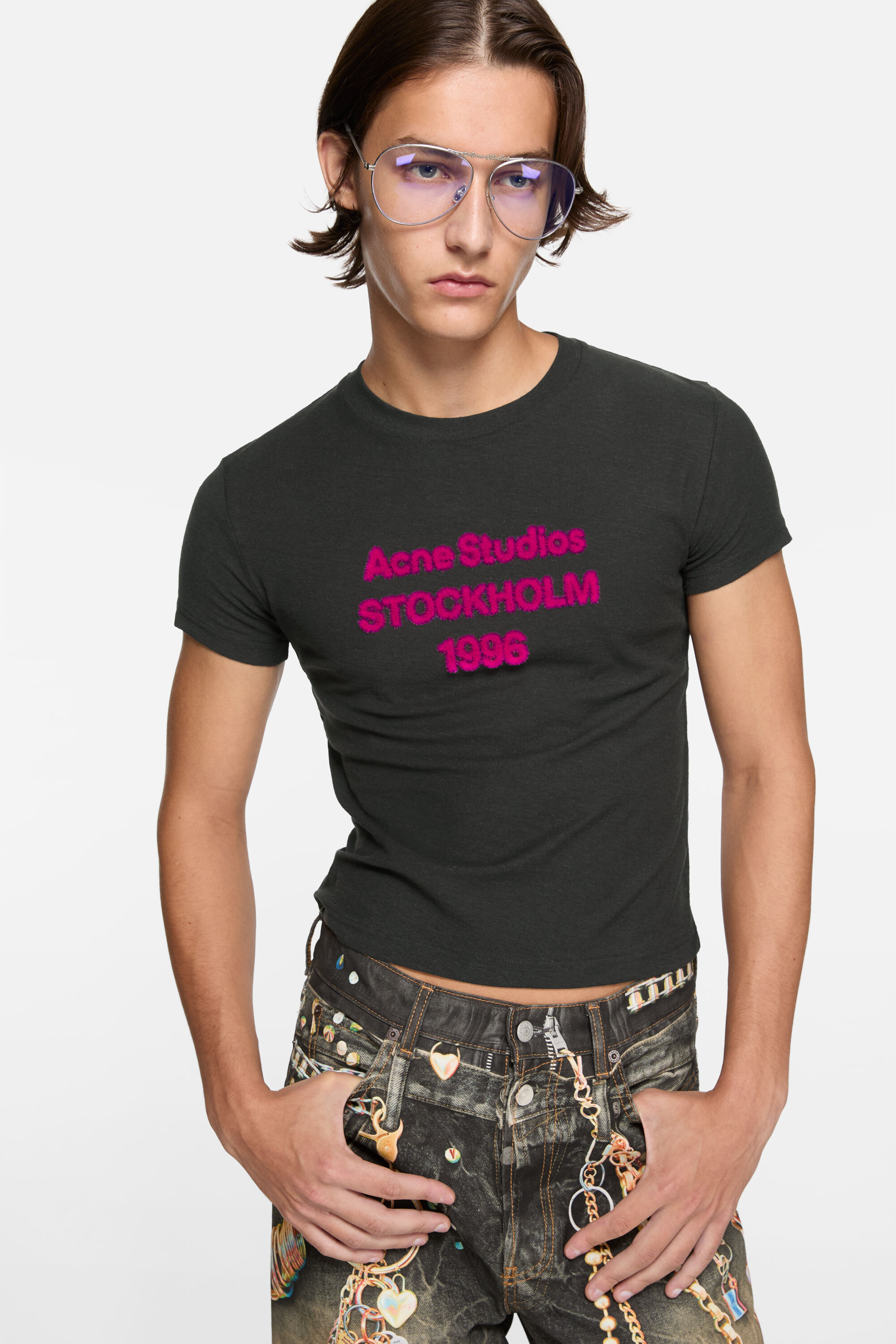 Acne Studios - Logo t-shirt - Year of the Horse - Black