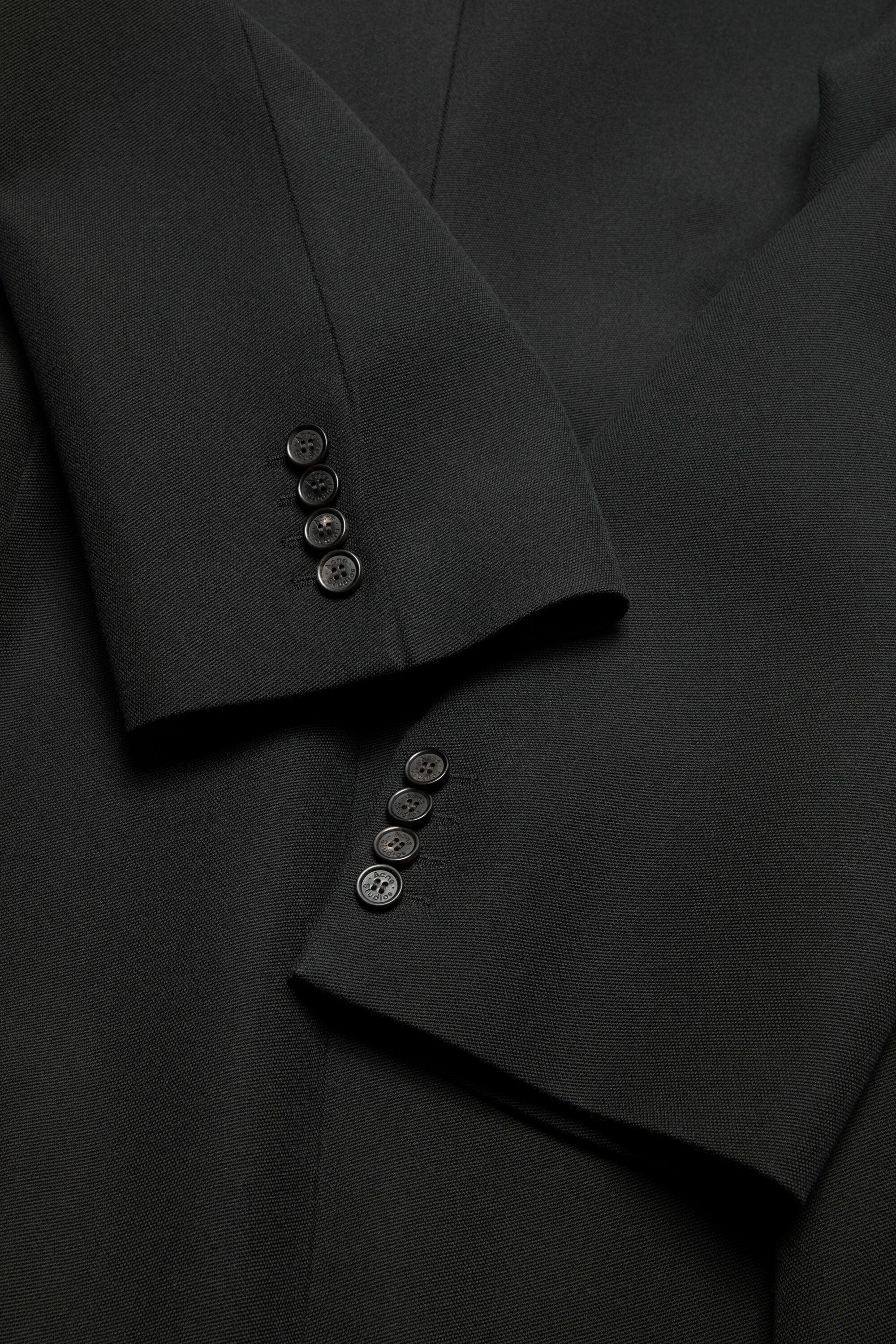 Acne Studios - Double-breasted wool coat - Black
