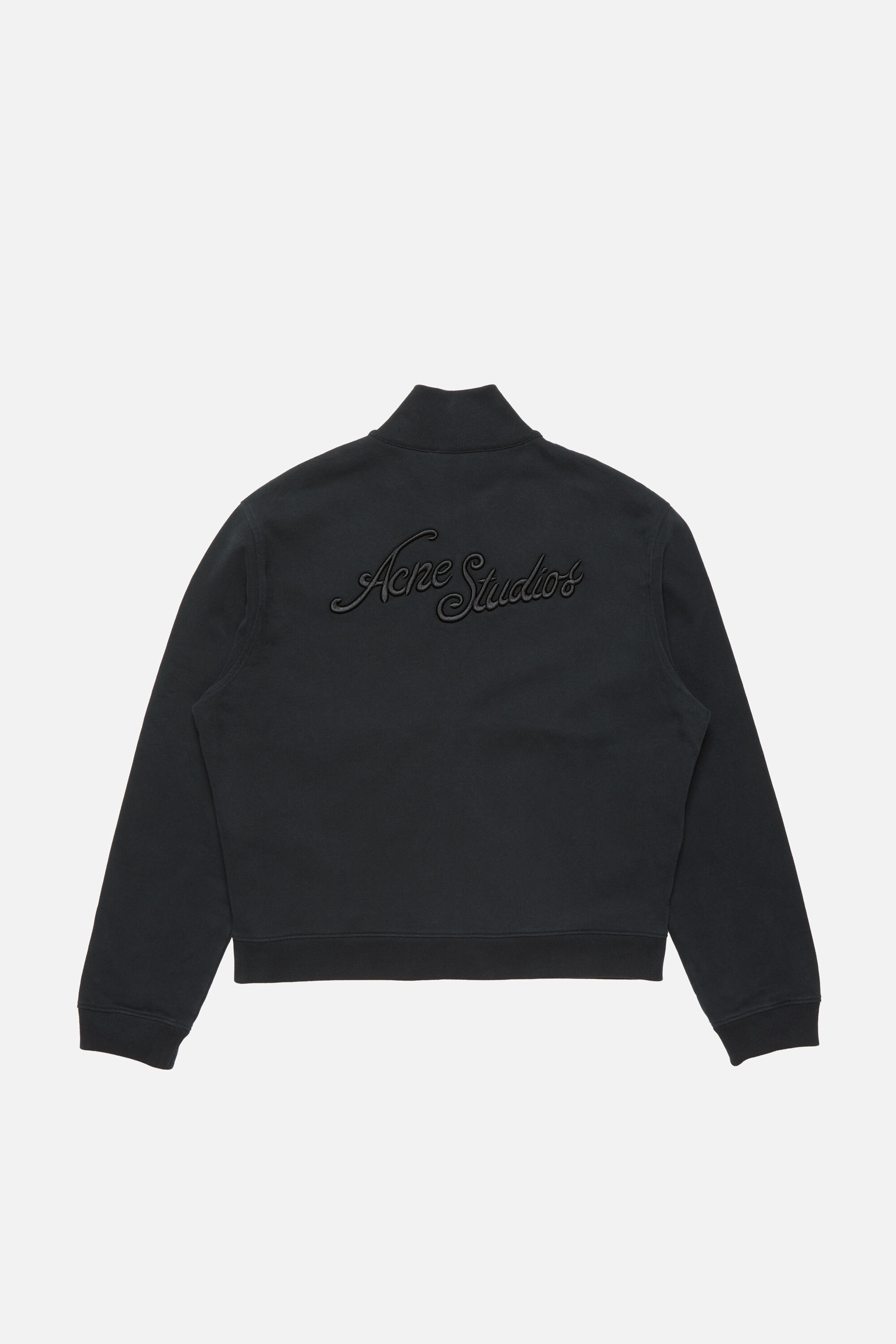 Acne Studios  スウェット Acne Studios - Distressed logo sweatshirt - Black