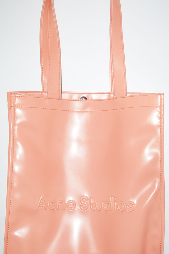 Acne Studios - Logo shoulder tote bag - Salmon pink