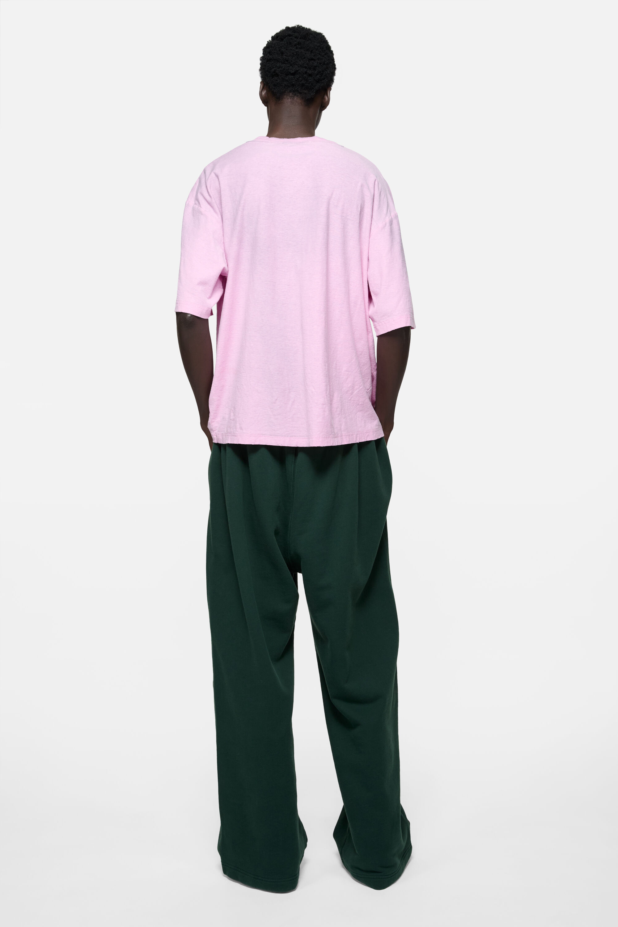 Acne Studios - Sprayed logo t-shirt - Cotton candy pink