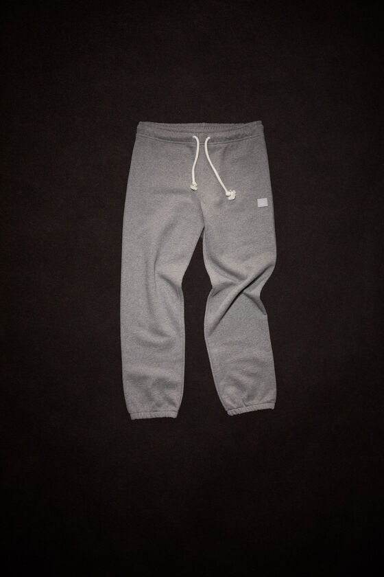 Acne Studios - Cotton sweatpants - Light Grey Melange