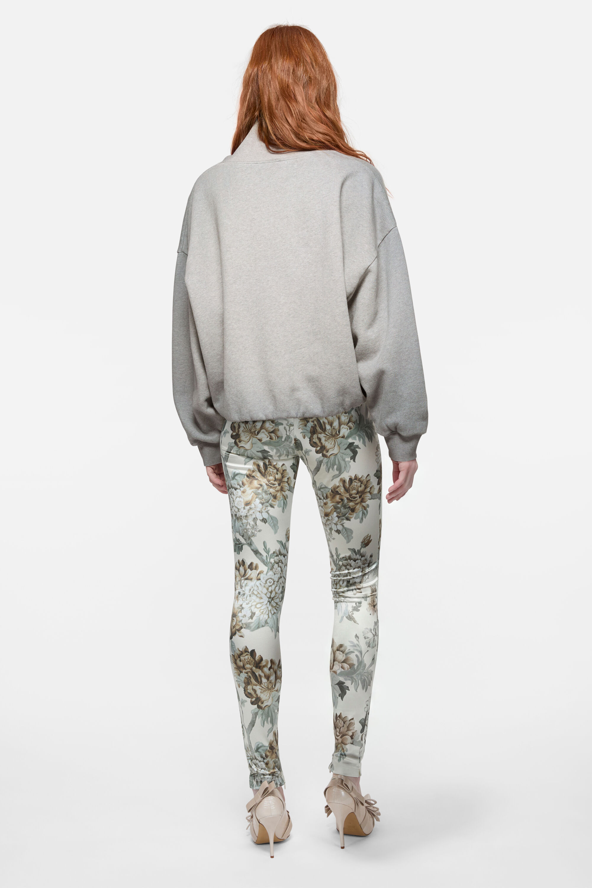 Acne Studios - Fleece sweatshirt with logo - Grey Melange