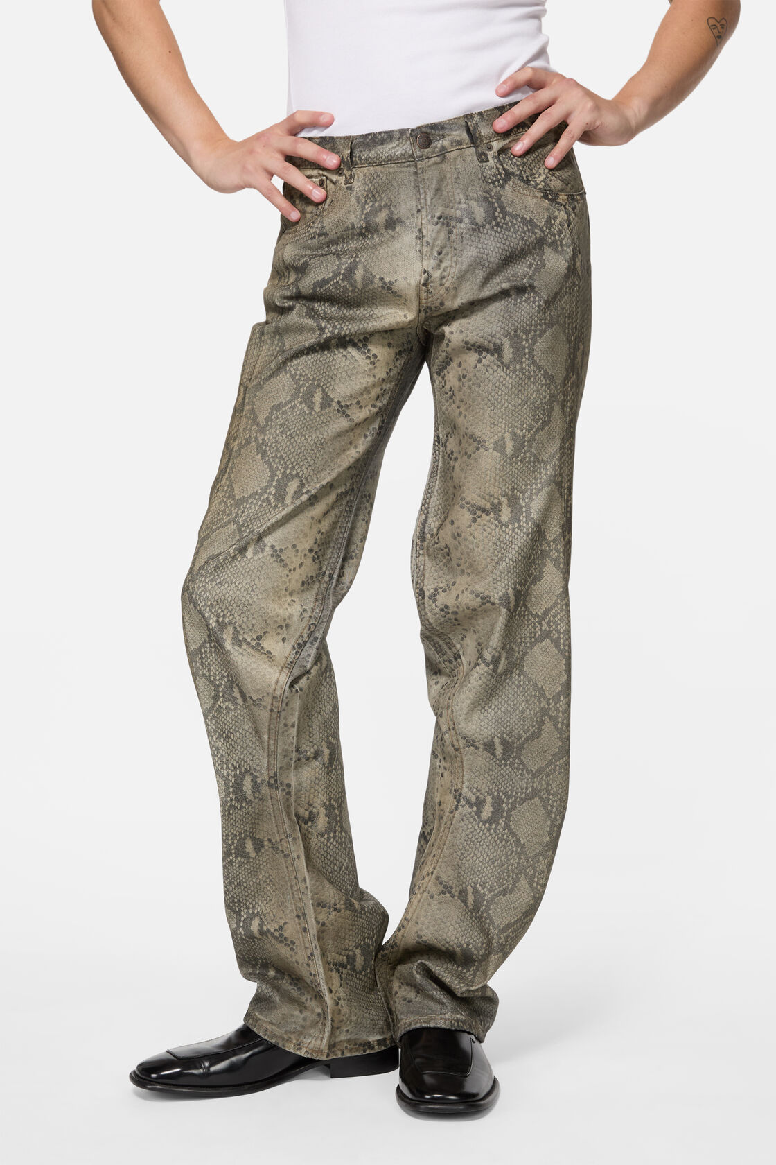Python Print 1996 Jeans, Multi brown, 2000x