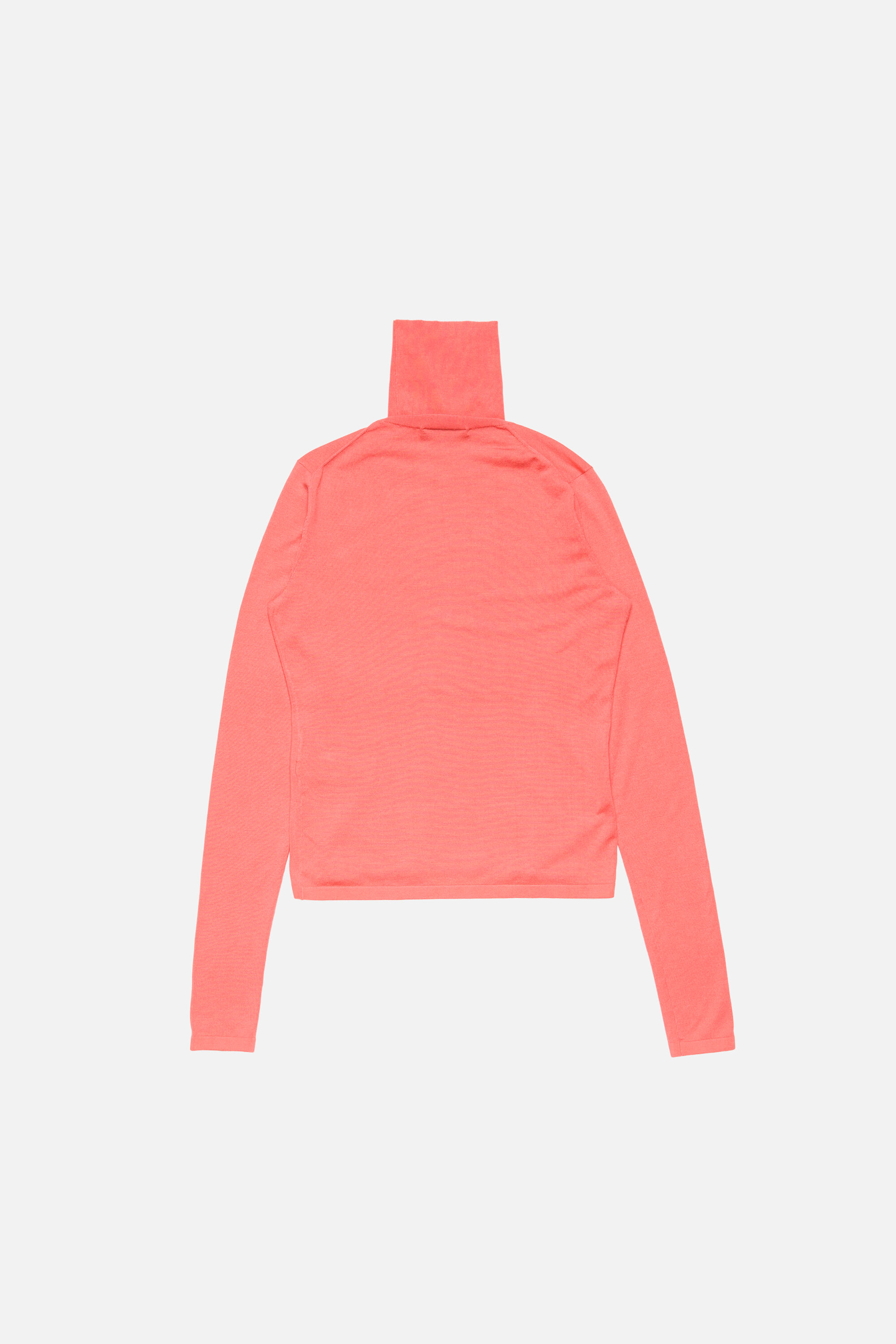 Acne Studios - Fine silk turtleneck - Peach pink
