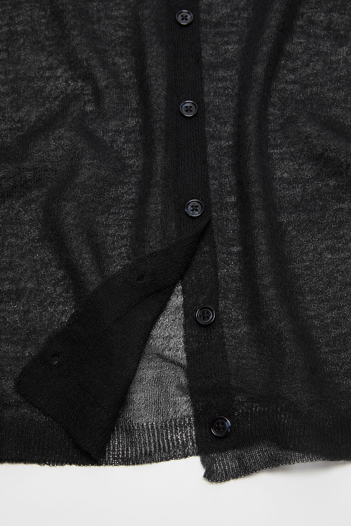Lightweight cardigan, Black, 2000x