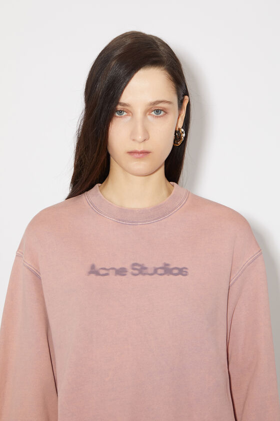 Acne Studios - Blurred logo sweater - Faded purple