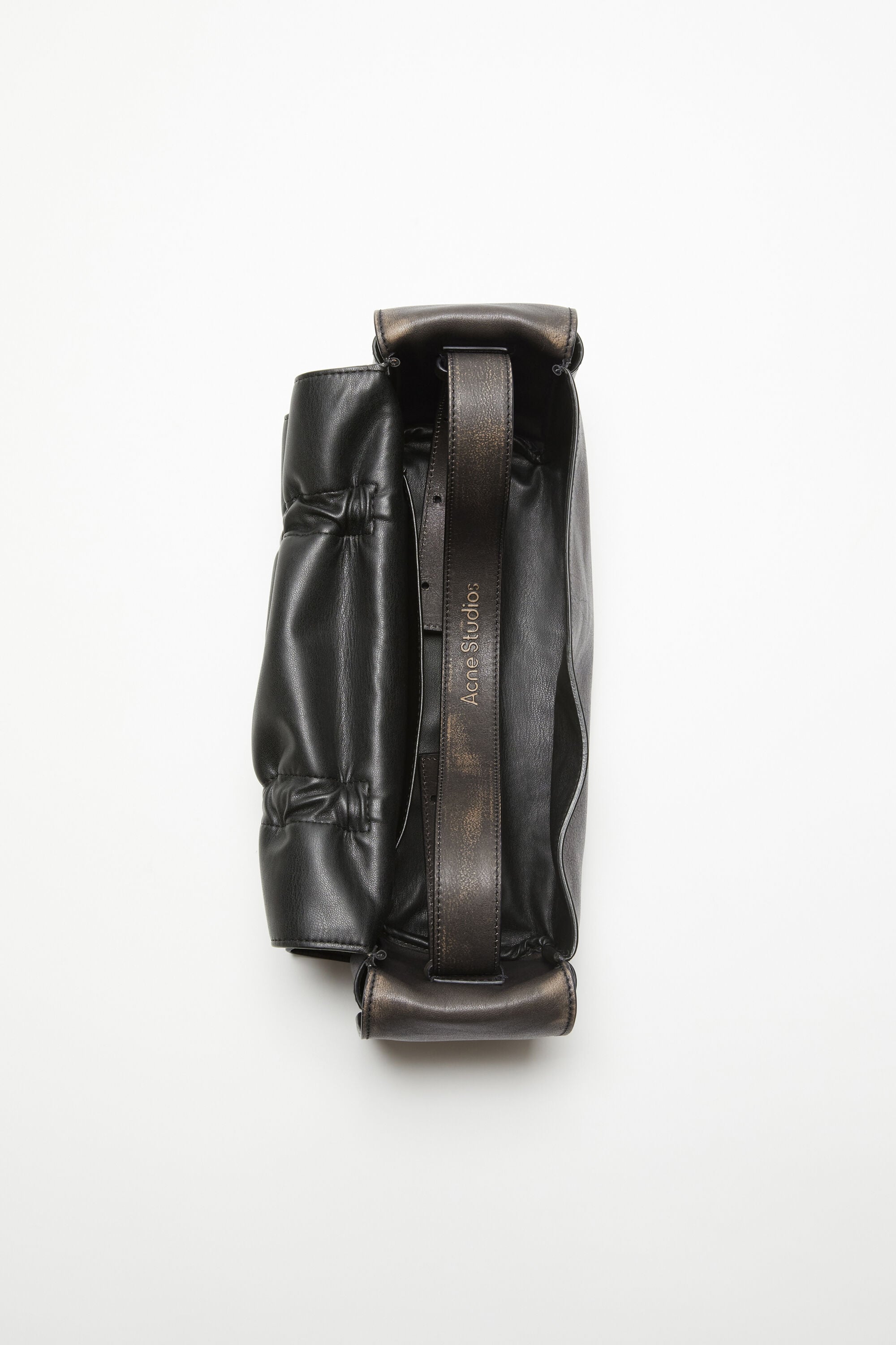 Acne Studios - Multipocket ショルダーバッグ - ダークブラウン/ベージュ
