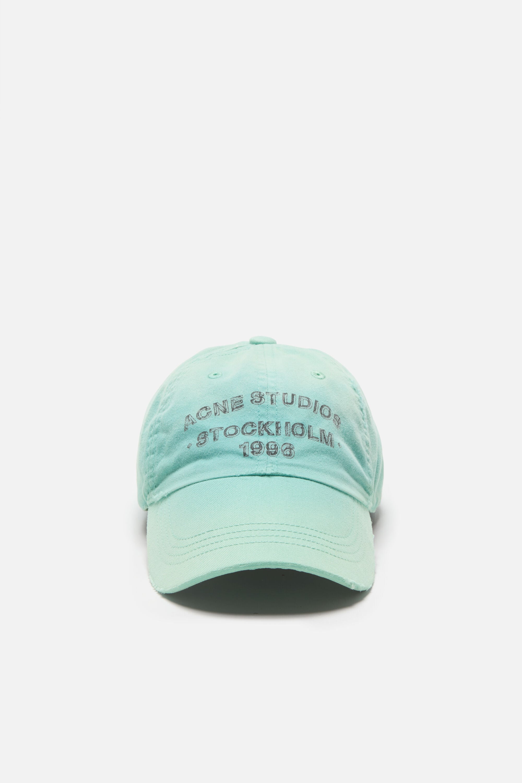 Acne Studios - Sprayed logo cap - Mint green