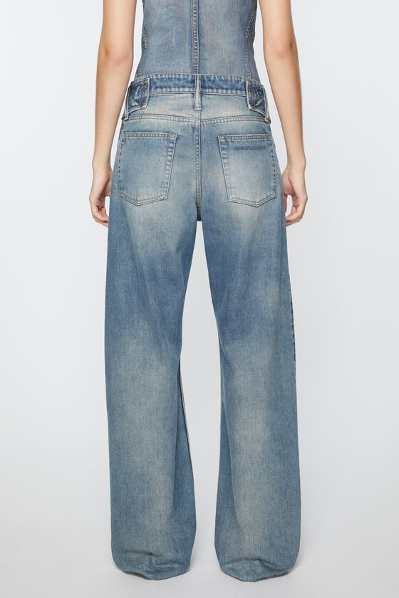 Acne Studios - ベルト付きジーンズ - リラックスフィット - ミッドブルー