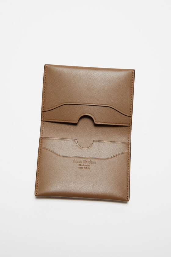 Acne Studios - フォールドカードホルダー - キャメルブラウン