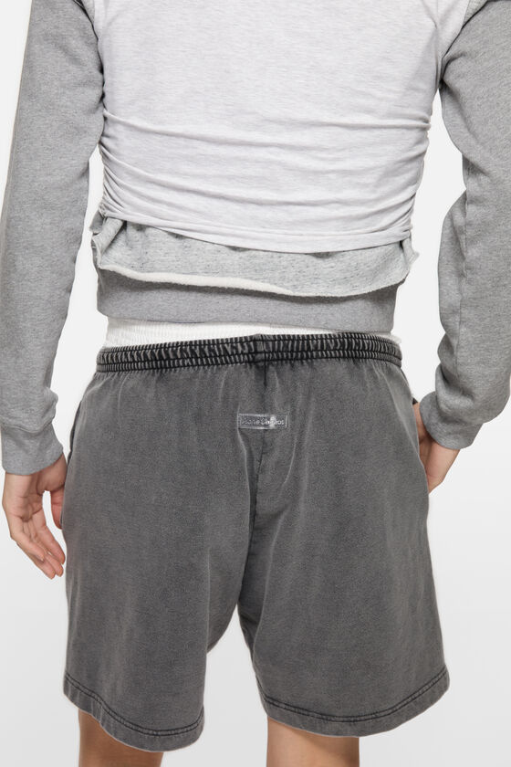 Acne Studios - コットンショートパンツ - フェイデッドブラック