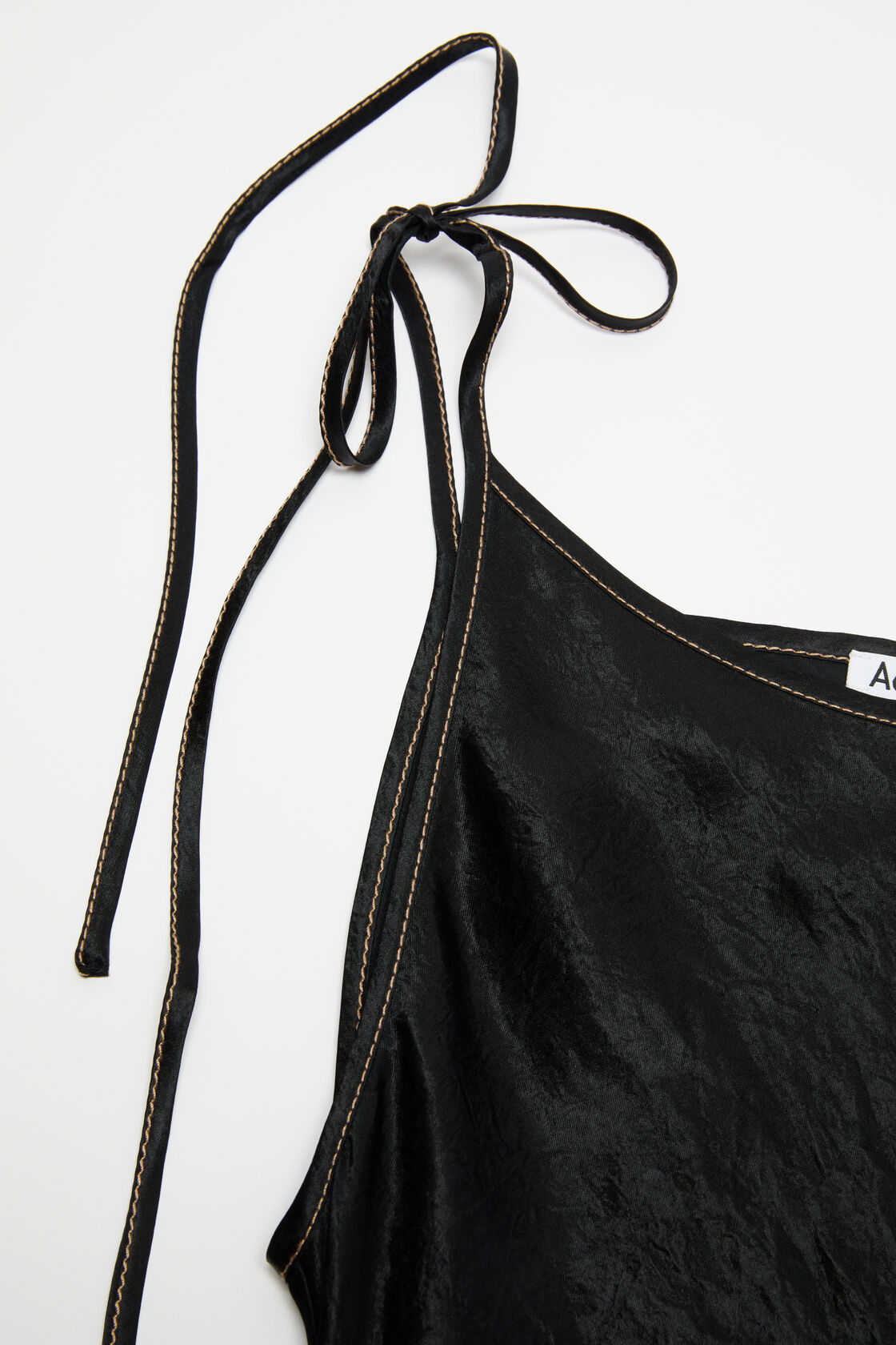 새틴 드레스, 블랙, 2000x