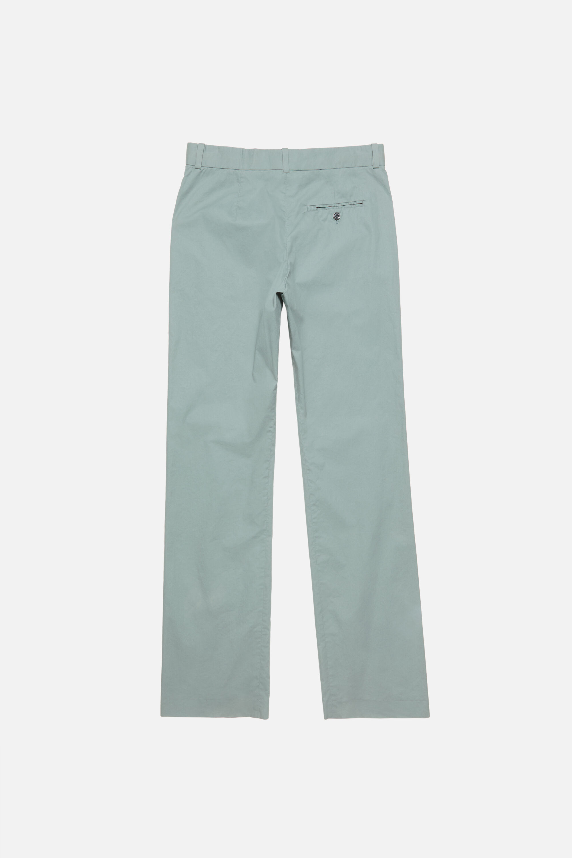 Acne Studios - Coated twill suit trousers - Eucalyptus green