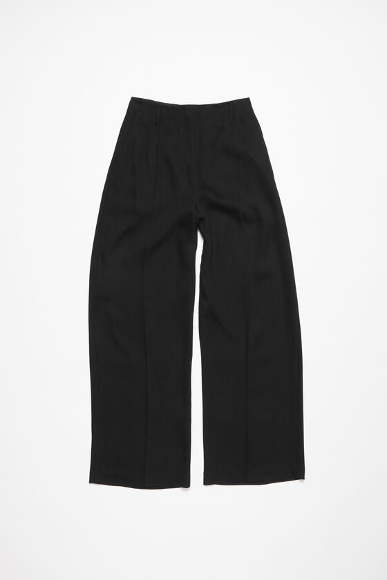 Acne Studios - Tailored wool blend trousers - Black