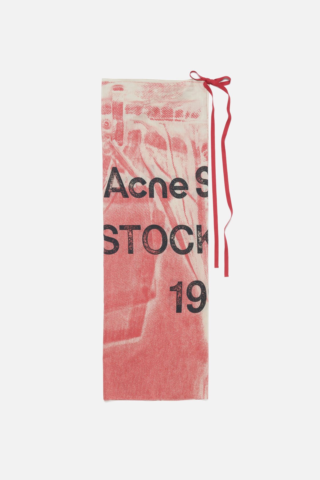 Thin printed scarf, Dark pink, 2000x