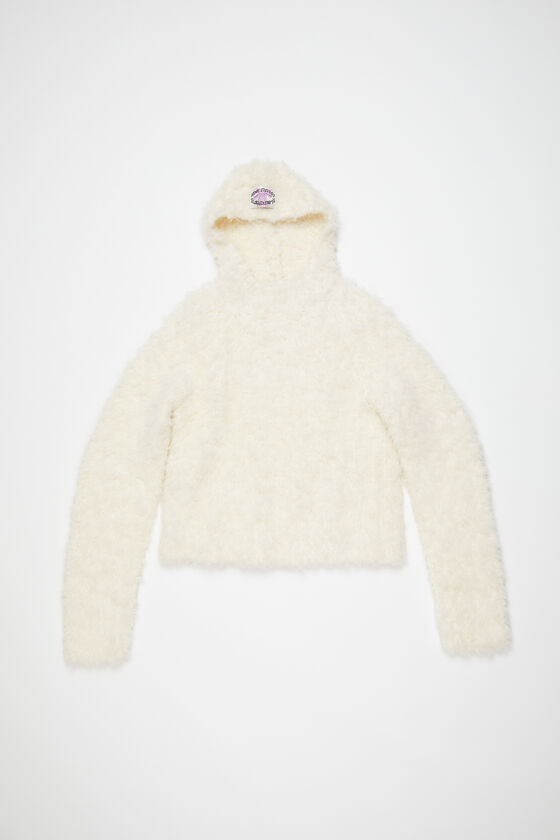 Acne Studios - Hoodie alpaca blend - White