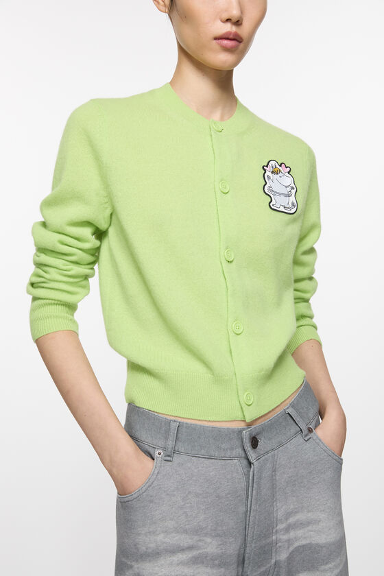 Acne Studios - Acne Studios x Moomin カーディガン - ペールグリーン