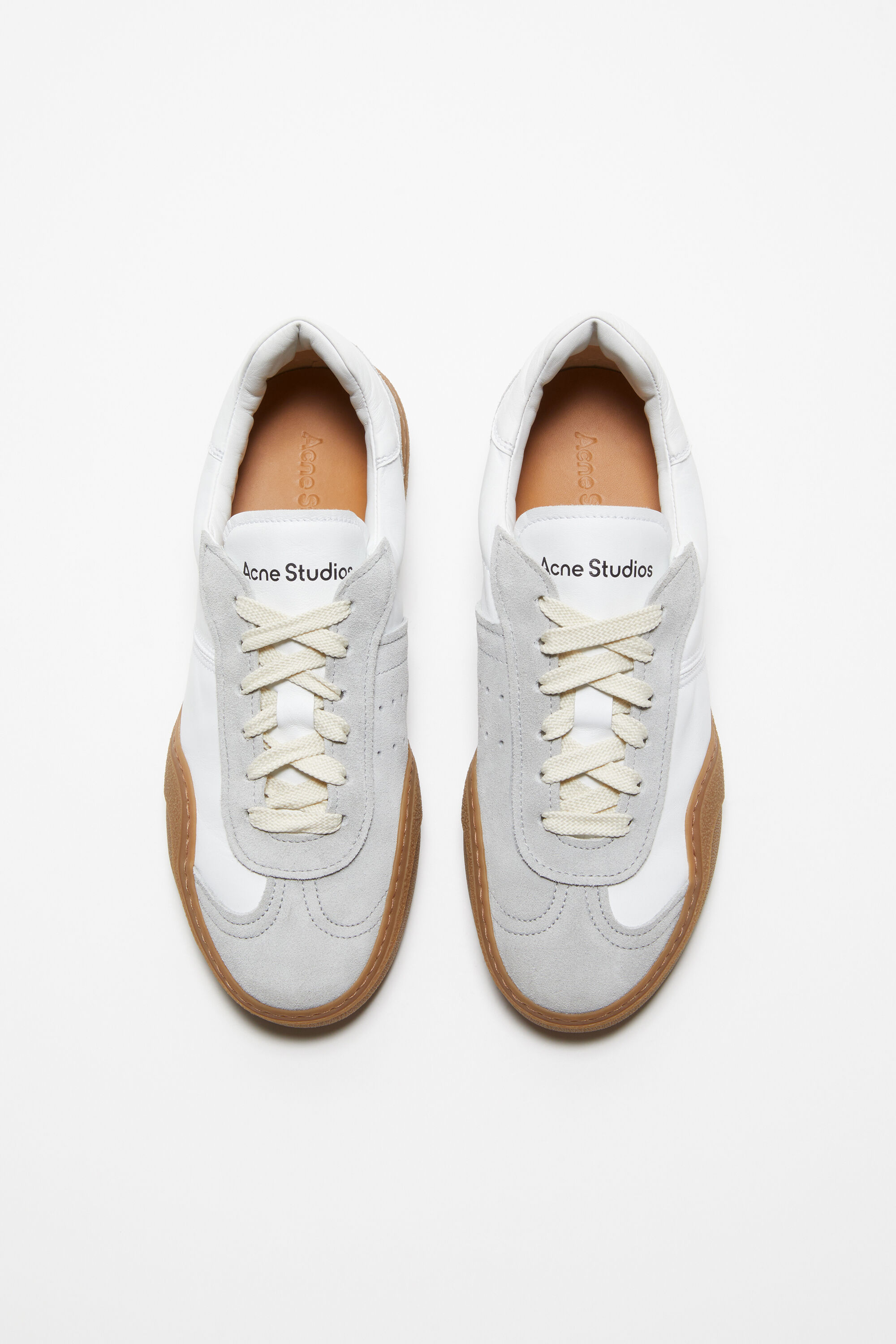 Acne Studios - Lace-up sneakers - White/brown