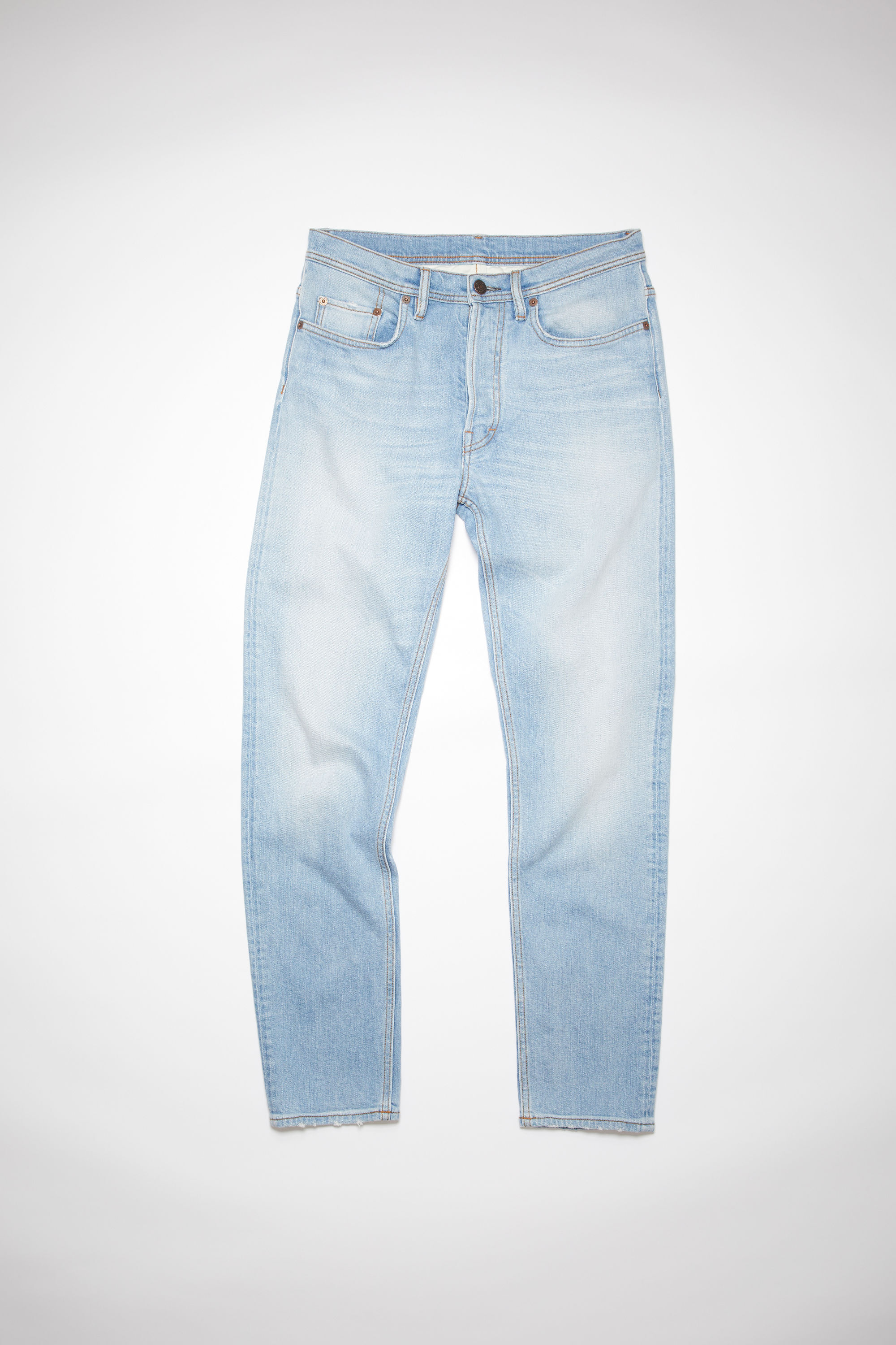 Acne Studios Denim River Cropped Jeans in Blue for Men Mens Clothing Jeans Straight-leg jeans Save 10% 
