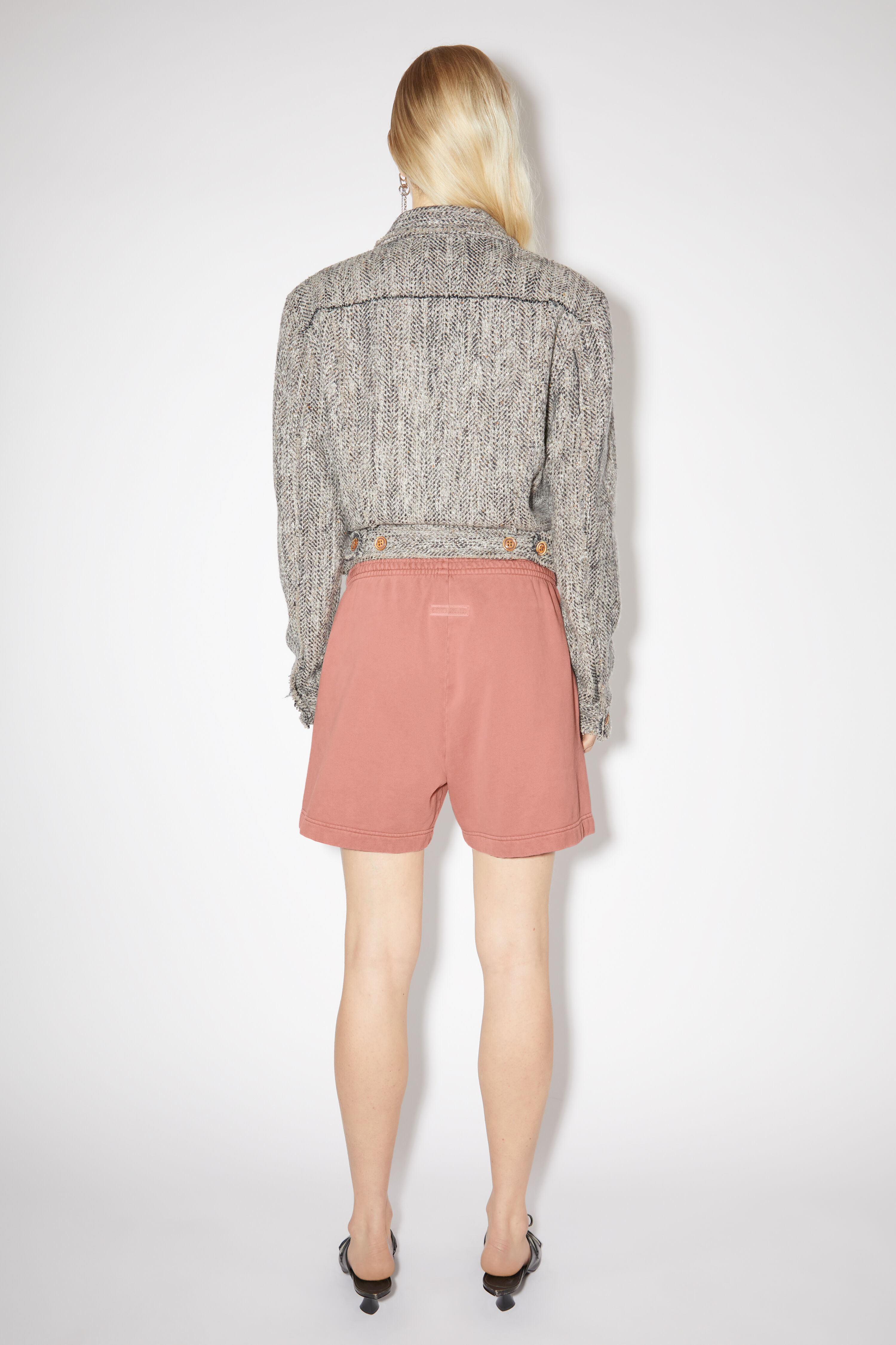 아크네 스튜디오 Acne Studios Cotton sweat shorts - Vintage Pink,Vintage pink