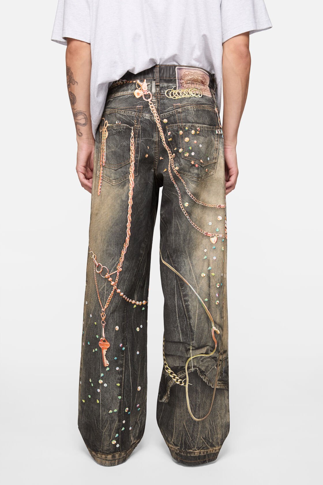 Loose fit jeans - Year of the Horse, Black/multi, 2000x