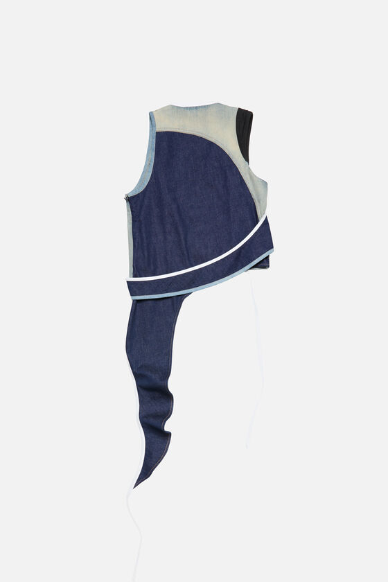 Acne Studios - Asymmetrical Denim Vest - Indigo/blue