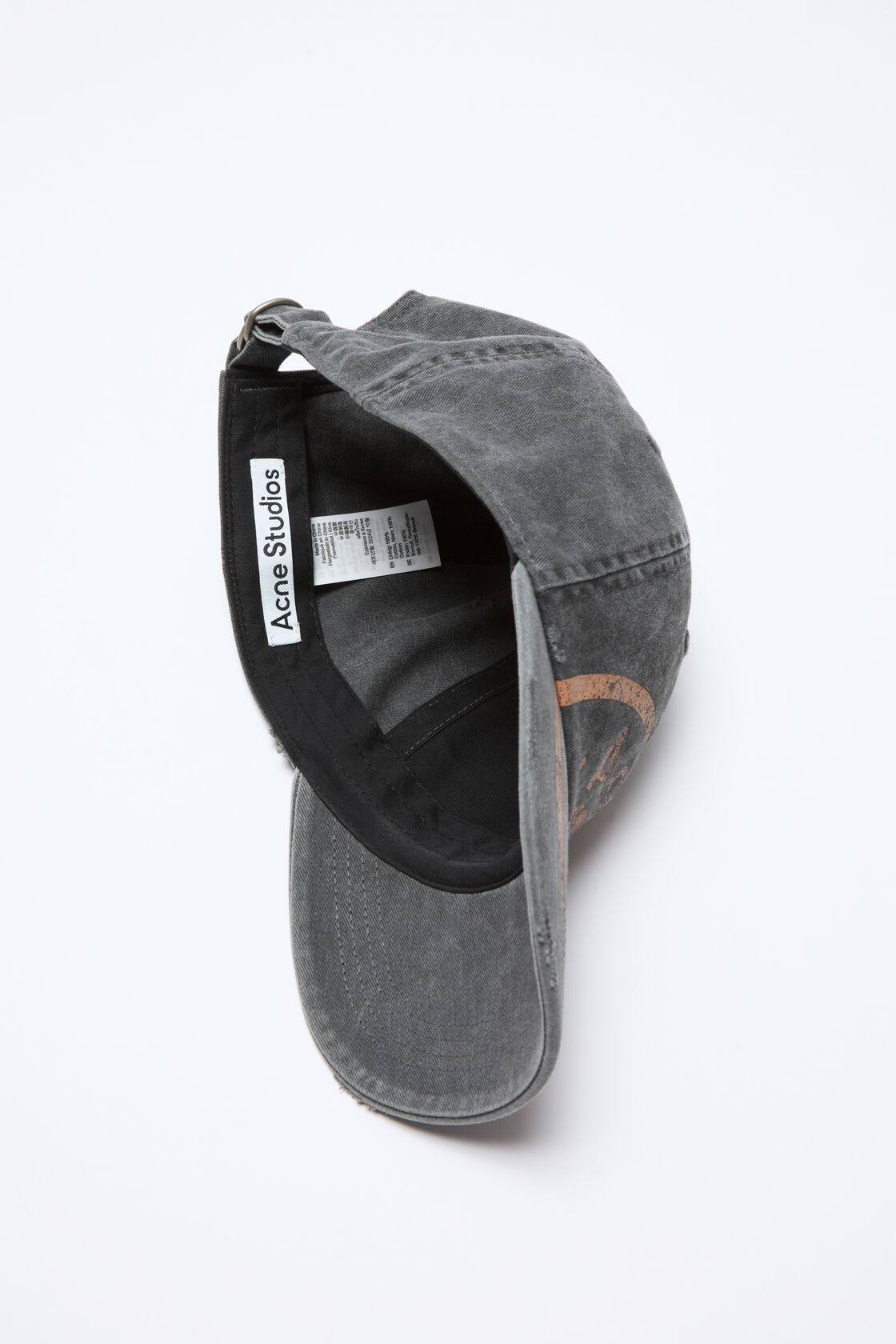 Cap printed logo, Black, 2000x