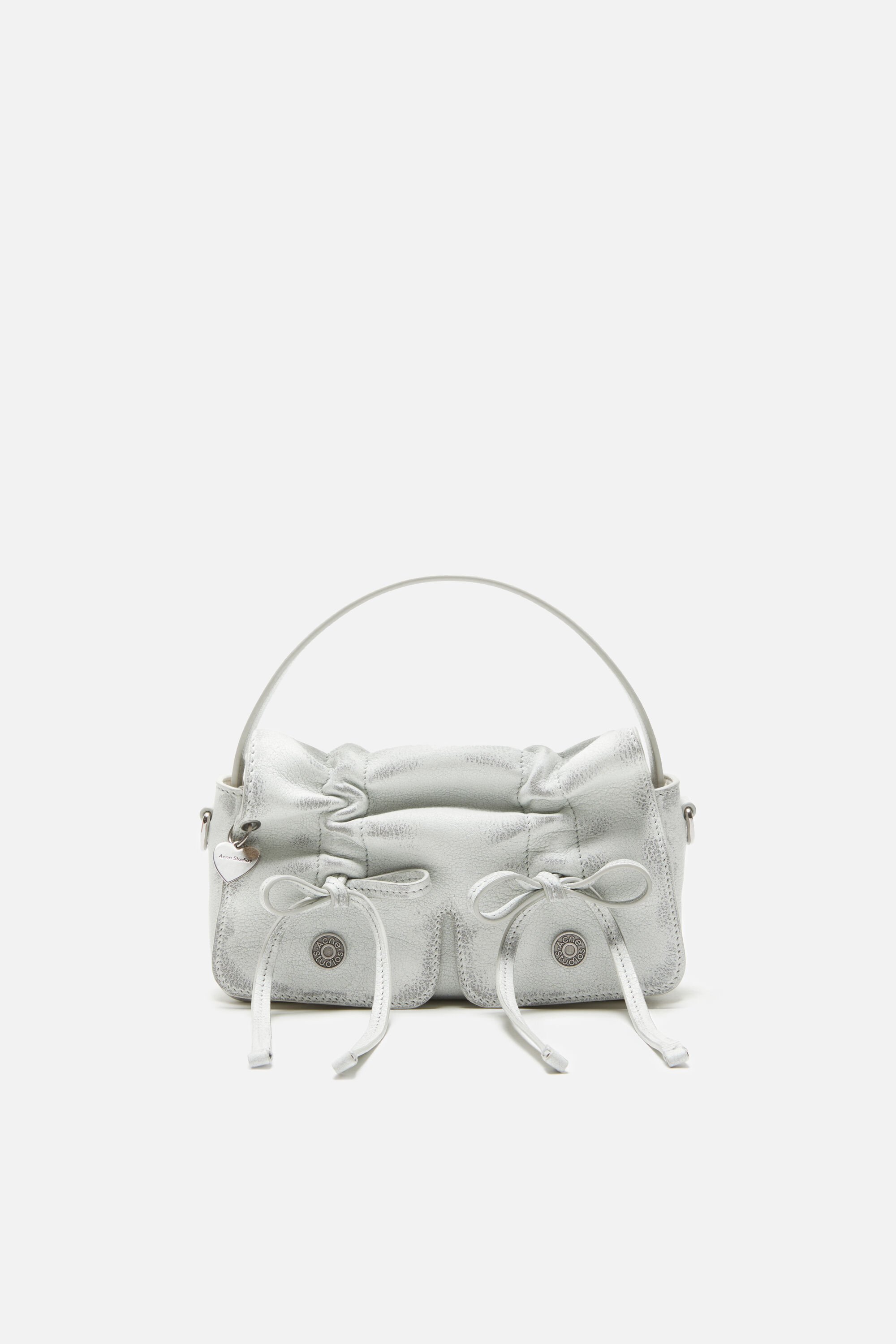 Acne Studios - Multipocket micro bag - White/grey