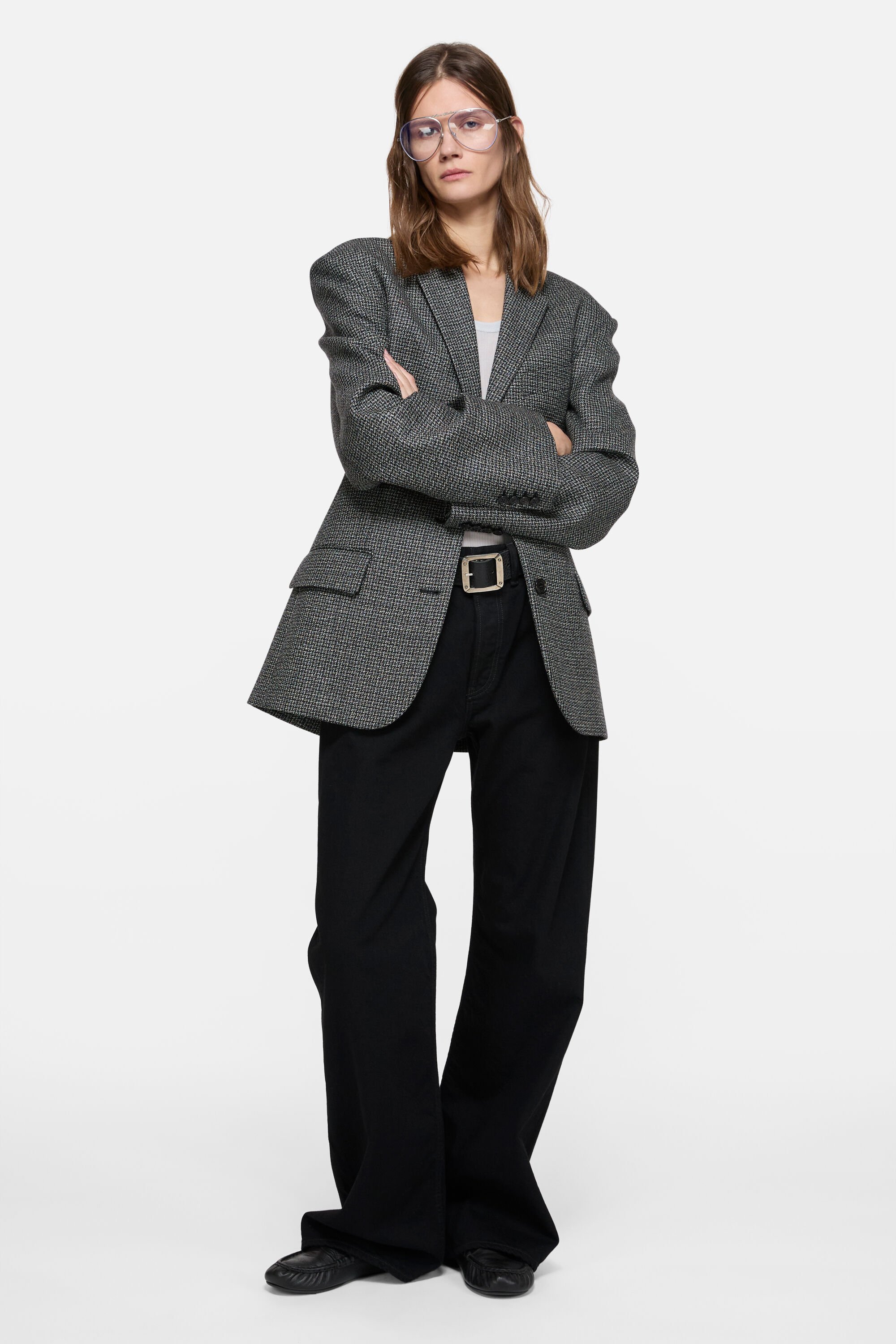 Acne Studios - レザーローファー - ブラック