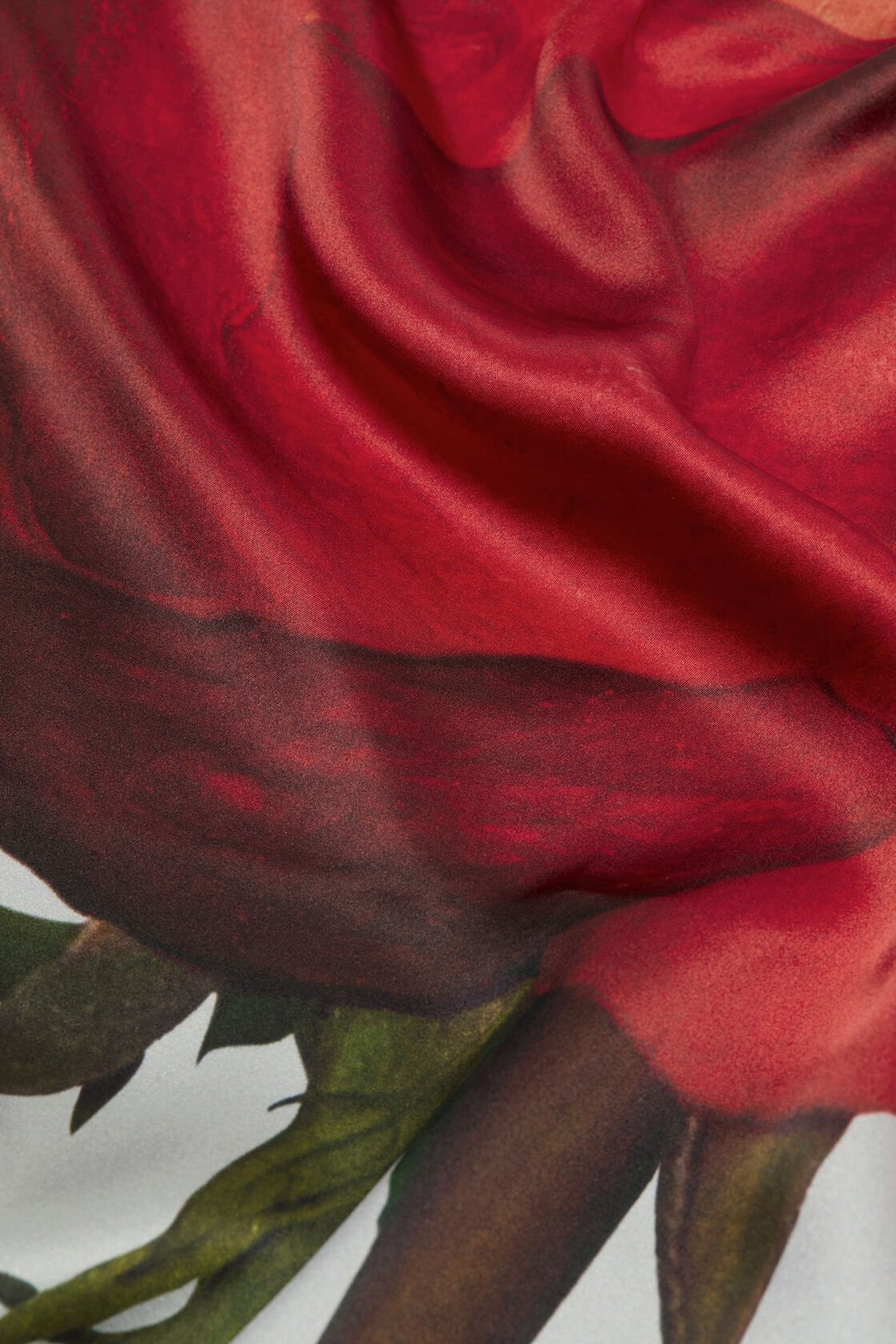 Square silk scarf, White, 2000x