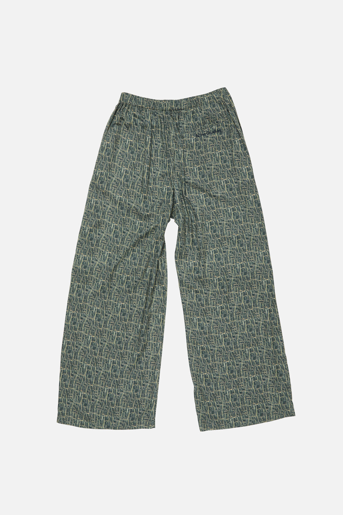 Monogram trousers, Blue multi, 2000x