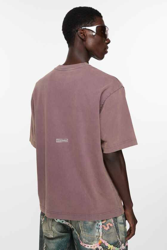 Acne Studios - クルーネックTシャツ-リラックスユニセックスフィット  