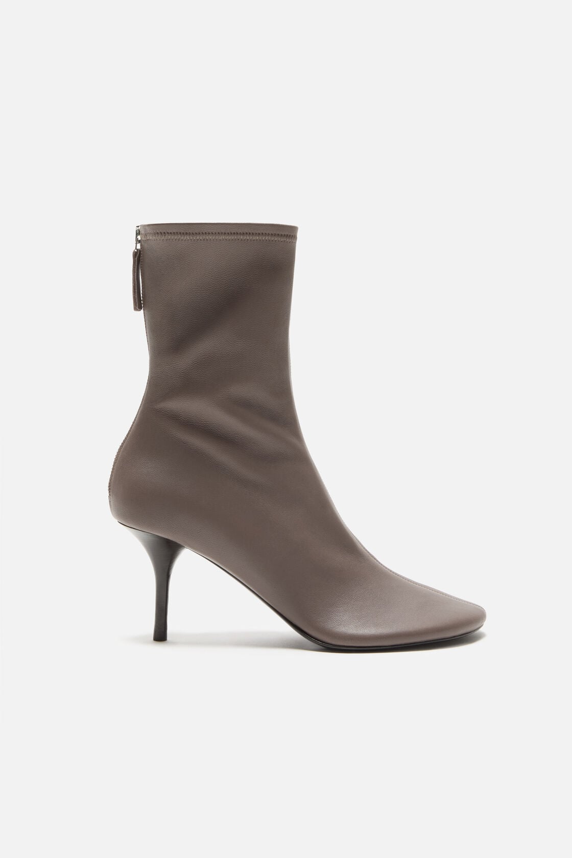 Stretch leather ankle boot, Earthy brown, 2000x