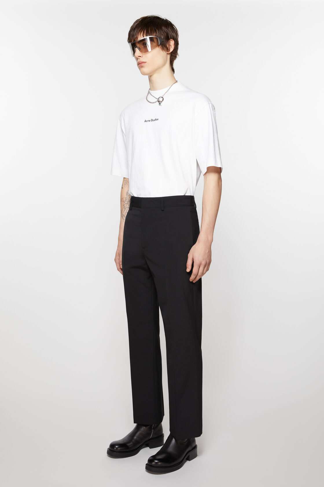 Tailored trousers, Black, 2000x