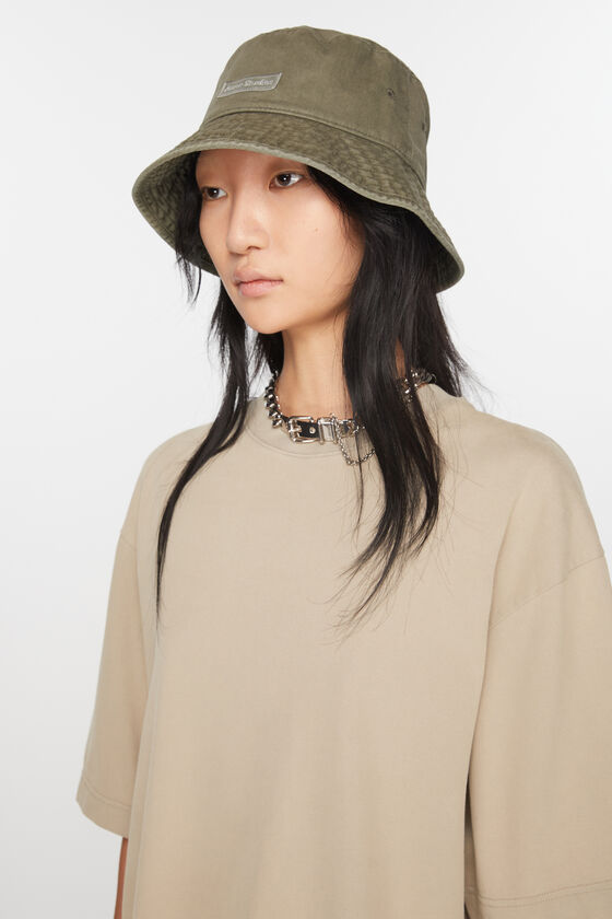 Acne Studios - ツイルバケットハット - カーキグリーン