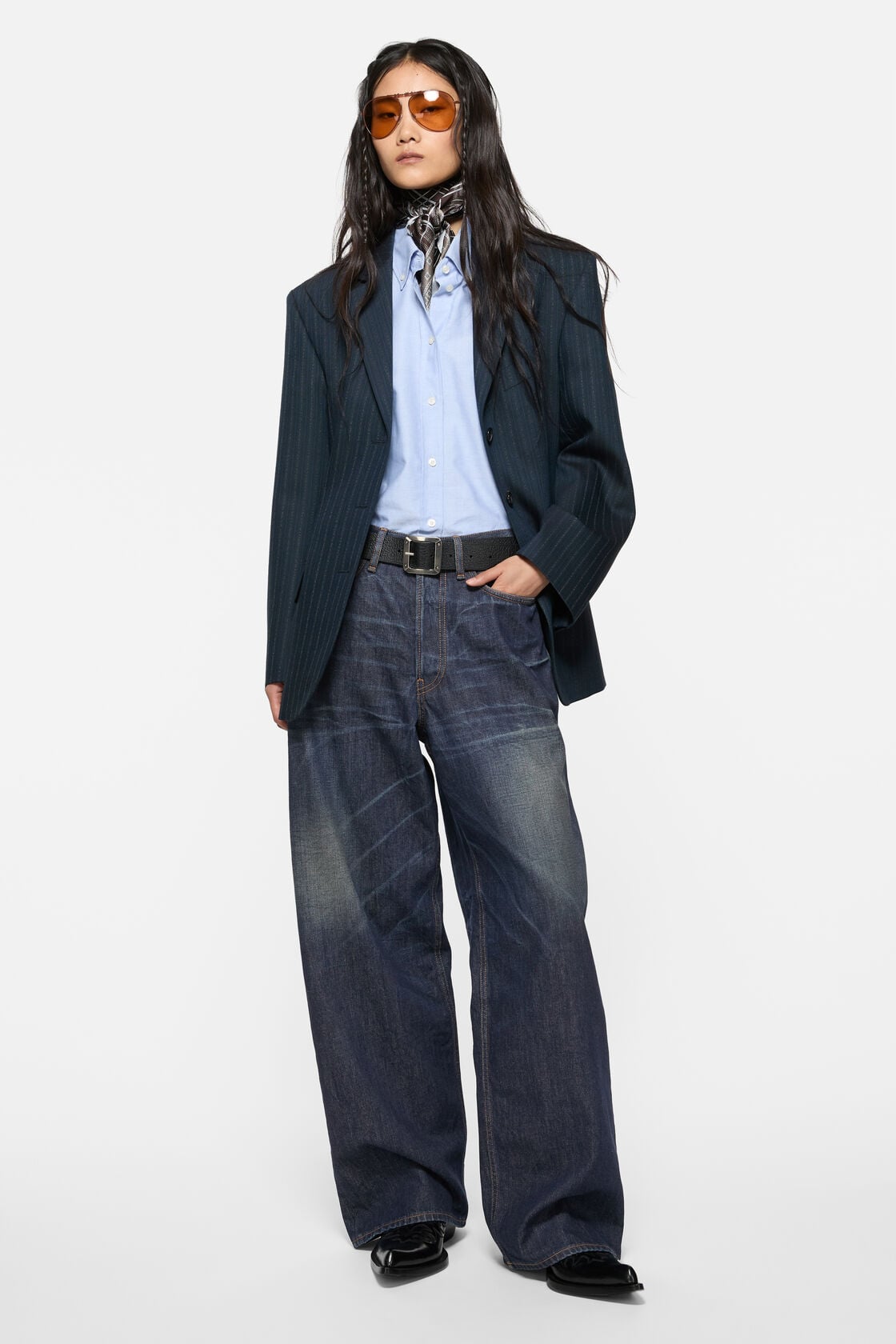 Loose fit jeans - 1981, Dark Blue, 2000x