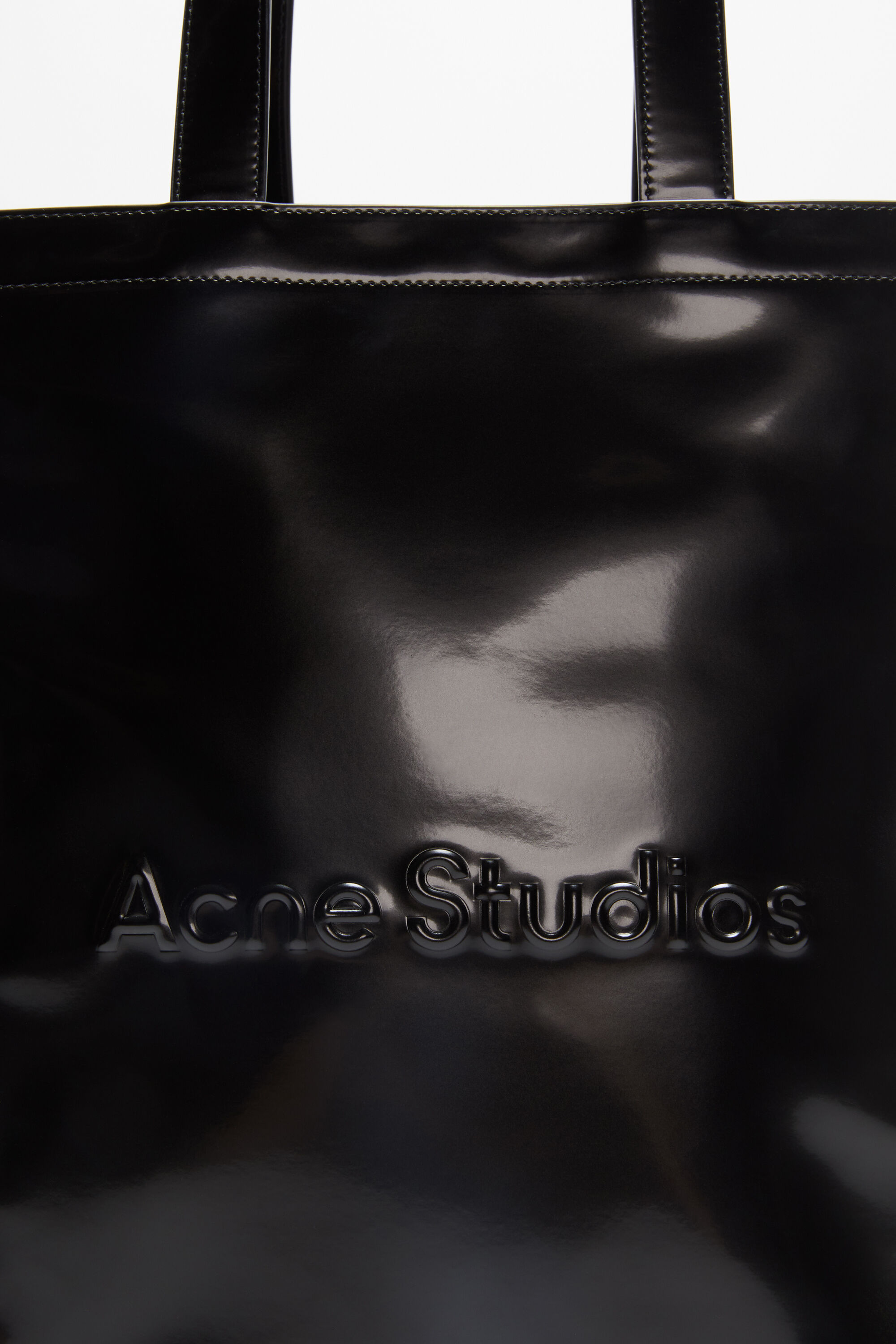 Acne Studios - ロゴ ショルダートートバッグ - ブラック