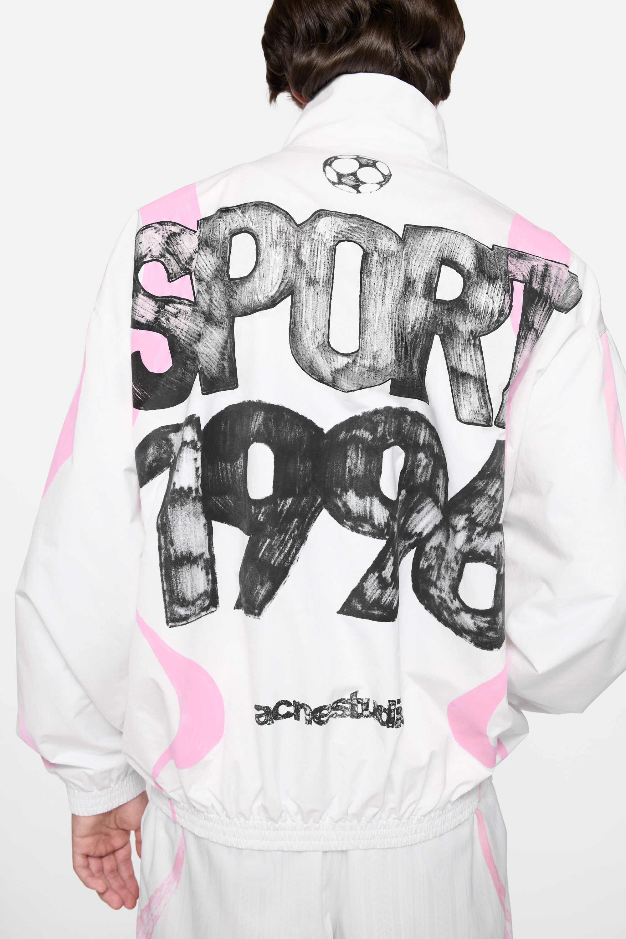 Acne Studios - Technical jacket with logo - Optic White