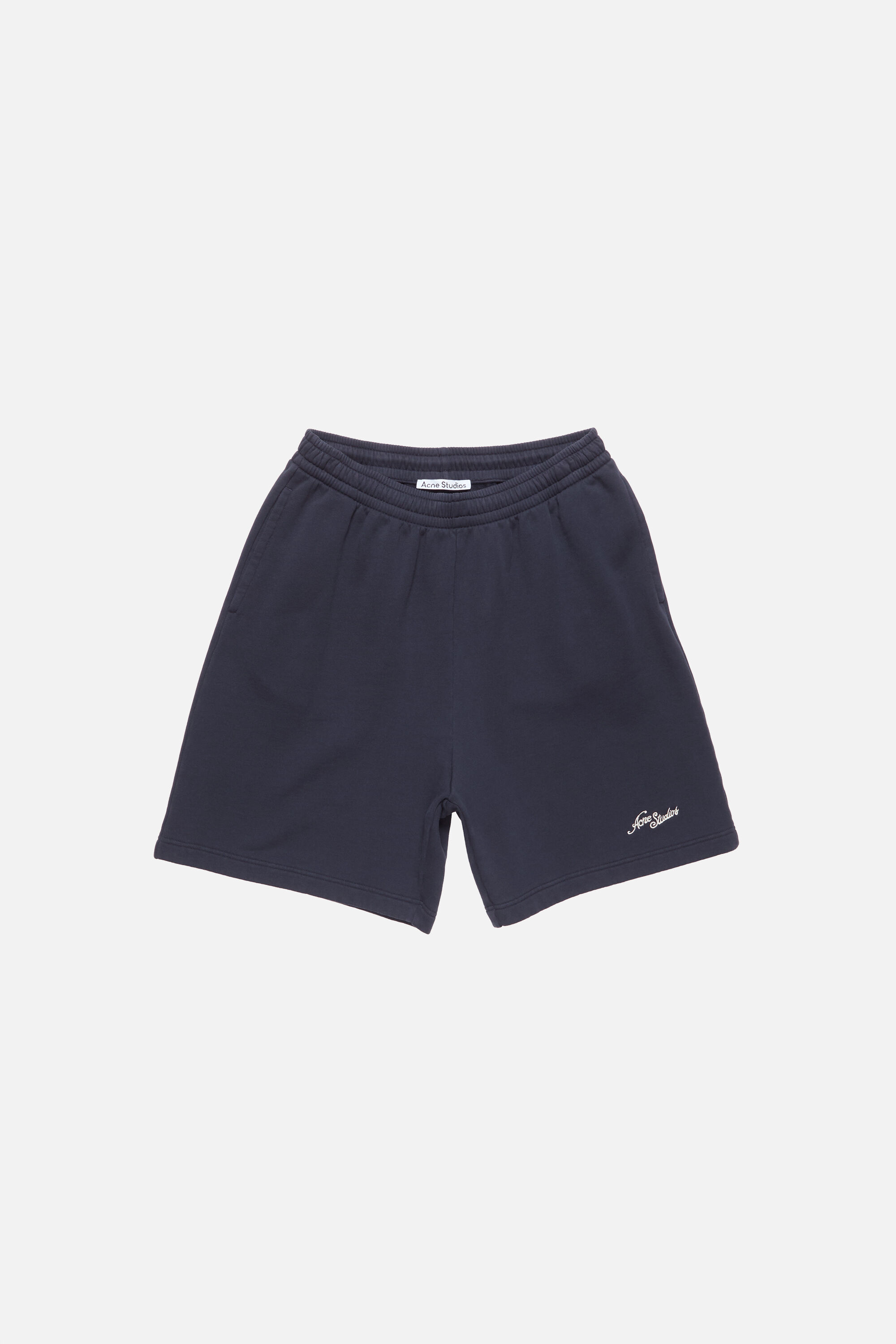 Acne Studios - Casual fleece shorts - Dark navy
